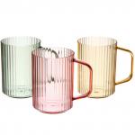 Кружка пластиковая 500мл Грани, микс цветов