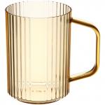 Кружка пластиковая 500мл Грани, микс цветов