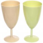 Бокал для вина 170мл в наборе 6шт Пастель, микс цветов