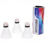 Бадминтон в наборе K-1134: 2 металлические ракетки 65 см,волан 3 шт, чехол (цвет: голубой)