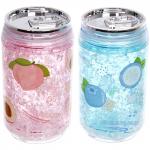 Бутылка питьевая пластиковая 240мл Фруктовый фреш, микс цветов