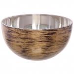 Салатник из нержавеющей стали 0,4л 12*6см цвет Антик