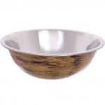 Миска из нержавеющей стали 3л 28см цвет Антик