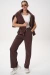 Брюки спортивные Юнис (шоколадный)