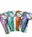 Бадминтон в наборе K-207, 3 предмета: 2 металлические ракетки 65 см, чехол, микс цветов