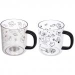 Кружка пластиковая 500мл Милые зверушки, микс цветов