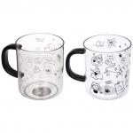 Кружка пластиковая 500мл Милые зверушки, микс цветов