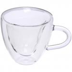 Кружка стеклянная с двойными стенками 150мл "Хай-Тек" Сердечко