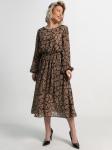 Платье Идиллия (бежево-черное) П15378-16М