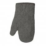 Прихватка-рукавица рогожка 18*28 Vse DOMA<A08407  Графит, рис 60008-2 >