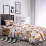 КПБ 1,5сп поплин КиндерСон детский<A08075,  16084-1 Рыжие котята Скидка Акция18>