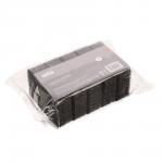 VETTA Набор губок для мытья посуды, 5 шт, 95x70x30мм, коралл черный со скругленными углами