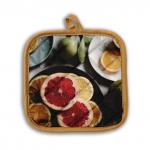 Прихватка стеганая 17*17 хлопок Бояртекс (Интер) М<Цитрусовая симфония>