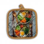 Прихватка стеганая 17*17 хлопок Бояртекс (Интер) М<Деревенский завтрак>