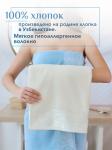 Набор полотенец махровых Сафари из 2шт (70*140+70*140) Реноме, 11-0104 белый-молочный/14-4508 голубой