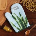 Прихватка-Варежка п/э Доляна<9241956 Tropical 26*16 цв голубой Скидка>