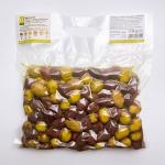 А-серия. Микс из оливок Халкидики, Каламата с косточкой, Греция, вакуум, 1кг