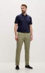 Брюки льняные мужские F211-0871 оливковые