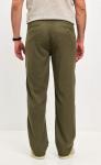 Брюки лен P511-0852 khaki
