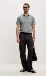 Брюки лен F511-0851 d.grey