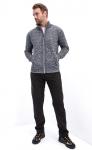 Брюки мужские утепленные зимние на подкладке из флиса F221-08-23000 тёмно-серые