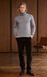 Водолазка P921-15608 grey melange