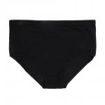 GALANTE Трусы женские макси с высокой талией, р.56, 95%хлопок, 5%спандекс, черный, НБ25-13