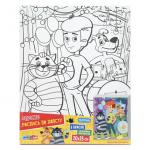 401788 Набор д/дет тв-ва холст для росписи 20*25 см СОЮЗМУЛЬТФИЛЬМ МУЛЬТИ АРТ в кор.48шт