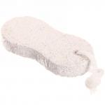 Пемза для ног "Pedicure", петля, цвет белый, 9*4,5*1,5см 28-34гр