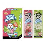 Десерт желейный аромат."Мяка Желяка"со вкус. клубн.и яблока ZVN ТМ (ЦЕНА ЗА 1ШТ) 40гр*20шт*12бл