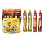 Десерт желейный "Зубная паста" (ЦЕНА ЗА 1шт.) ассорти (Три кота) 55гр*30шт*8 банок. JEL115