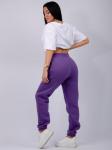 Джоггеры "Мистерия 16" фиолетовые, футер 3-х нитка начес