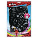 Гравюра Леди Баг и Супер-Кот, 17*23см, LN0085