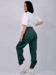 Джоггеры "Мистерия 3" изумруд, футер 3-х нитка начес