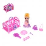 ИГРОЛЕНД Кукла 10 см с акс. в сундучке, 8 пр., PP, ABS 11,5х10х7,8 см