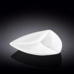 Менажница 24см треуг WILMAX фарфор     (3) (24)