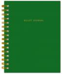 Bullet Journal (Изумрудный) 162x210мм, твердая обложка, пружина, блокнот в точку, 120 стр.
