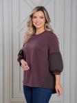 Блуза Novita 1319 шоколадный