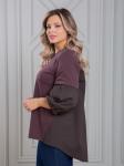 Блуза Novita 1319 шоколадный
