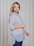 Блуза Novita 1472 серая полоска