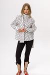 Блуза Pirs 6652 белый в горохи