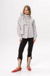 Блуза Pirs 6652 белый в горохи