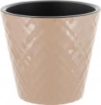 Горшок д/цветов Manhattan D230мм молоч. шоколад (15)