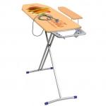 Доска гладил Nika3, 122,5*34,5см, h=70-85см,стол/фанера,подставка п/утюг,рукав,удл.2,2м,арт.Н3, Nika