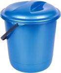 Ведро Rock'n'Roll с крышкой 7 л  индиго (10)
