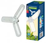 Uniel фито лампа св/д д/раст P65 E27 24W 50мкмоль/c 84x240 полн.спек/прозрLED-P65-24W/SPFS/E27/CL/P3