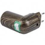 Ecola патрон-переходник вилка-патрон E27 с выключателем Черненая бронза APT7SOEAY (12!)