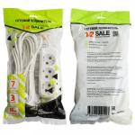 1-2.SALE сет. удлинитель ПВС 3х1 3роз.  7м 16А земля (корпус АБС-пластик) E1M 860476