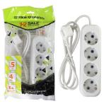 1-2.SALE сет. удлинитель ПВС 3х1 4роз. 1.5м 16А земля (корпус АБС-пластик) E1M 860484