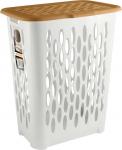 АКЦИЯ Корзина для белья 37л Keeplex Wood